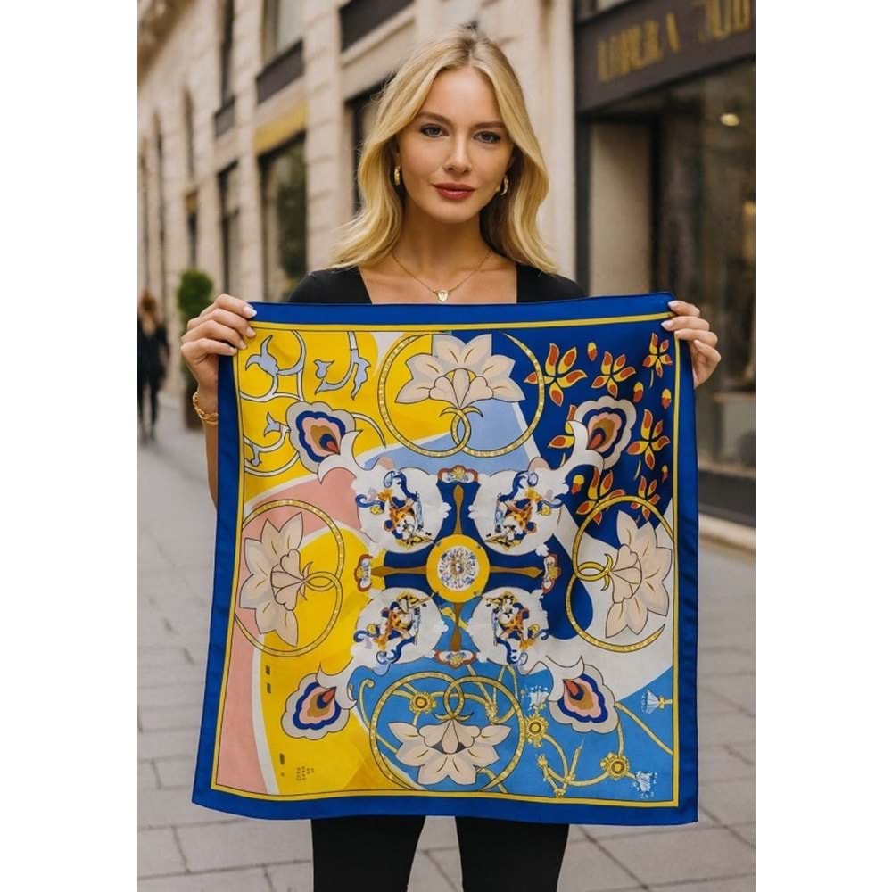 NW ÇİÇEK DESENLİ FULAR 14927