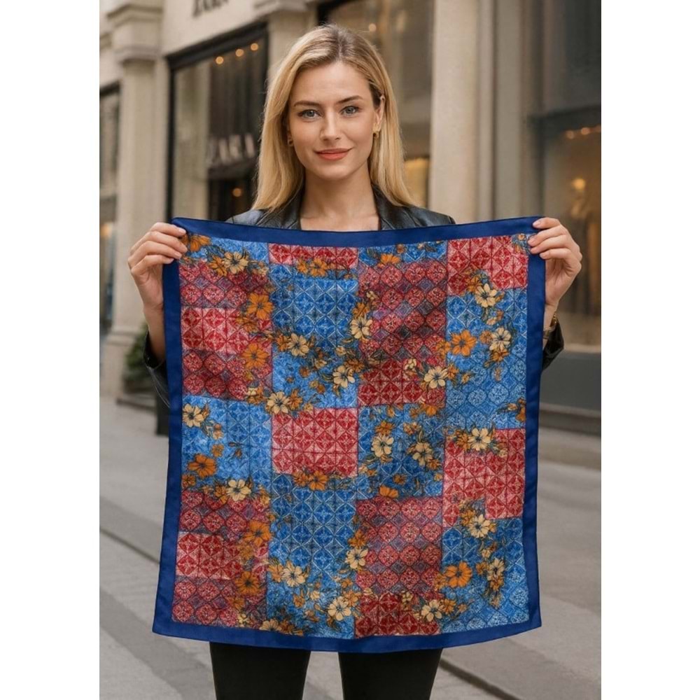 NW ÇİÇEK DESENLİ FULAR 14930