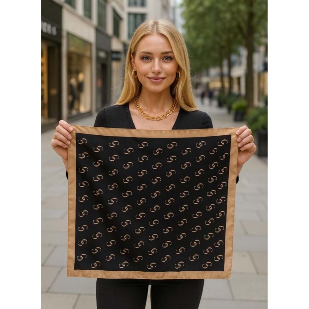 NW G LOGOLU SİYAH 15321 ÇİFT BASKI