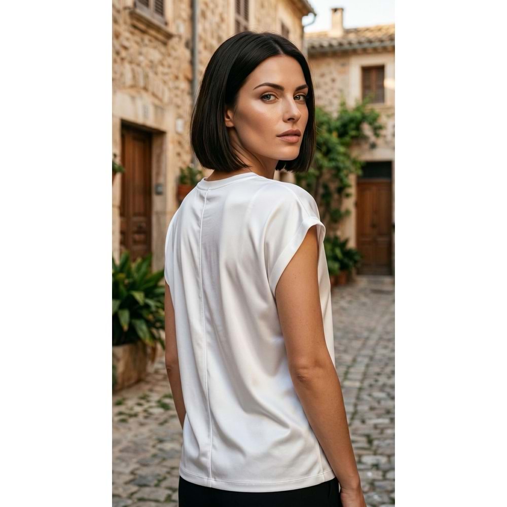 BP T-SHİRT 29742 - BP - T-SHİRT - EKRU - L - 25SS-BP-TSHRT-29742-21507