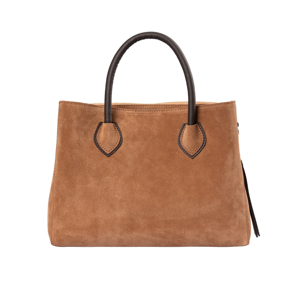 GZN 5823 SÜET ÇANTA - GZN - OMUZ ÇANTASI - CAMEL - STD