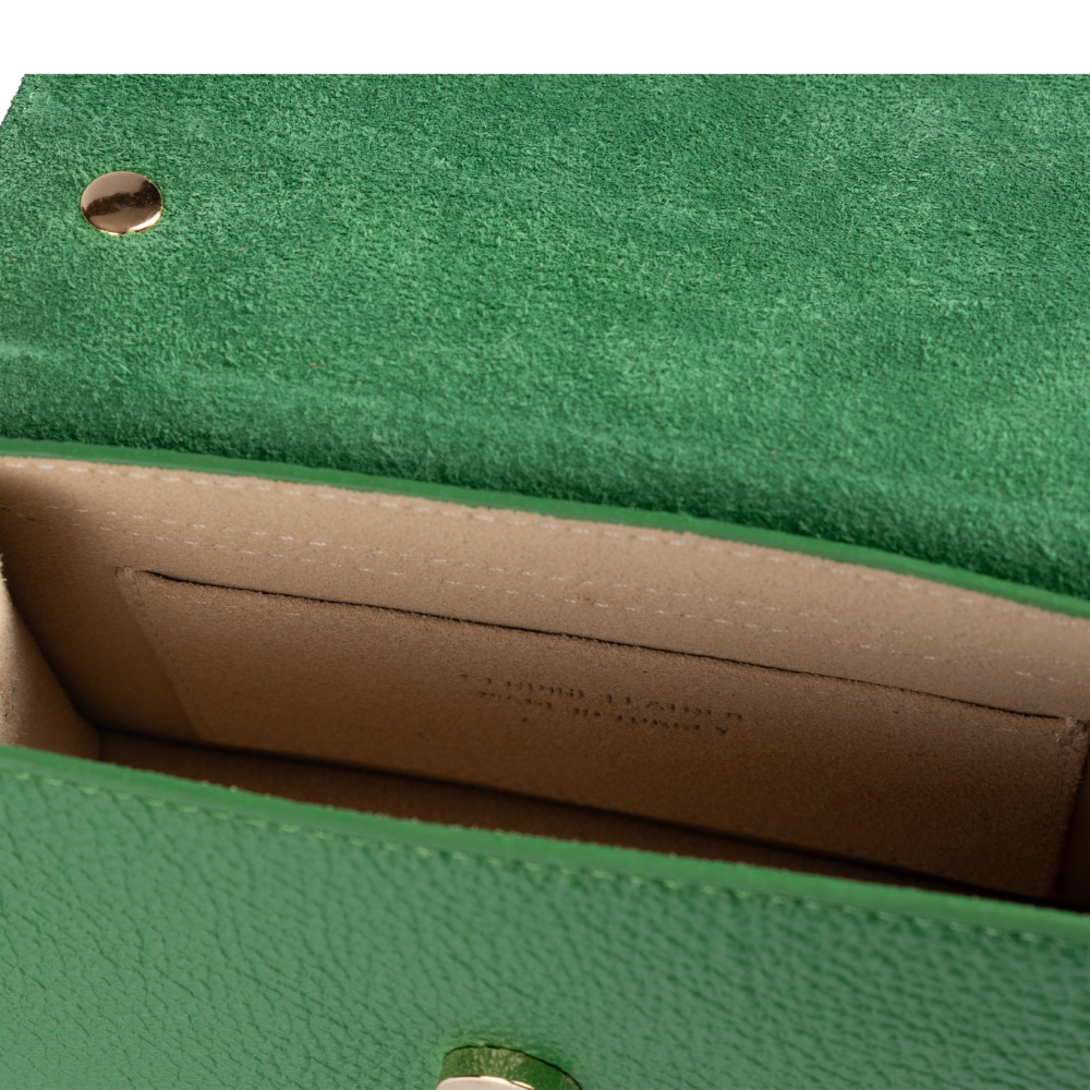 GZN 8801 DERİ MİNİ EL ÇANTASI - GZN - MİNİ EL ÇANTASI - YEŞİL - STD