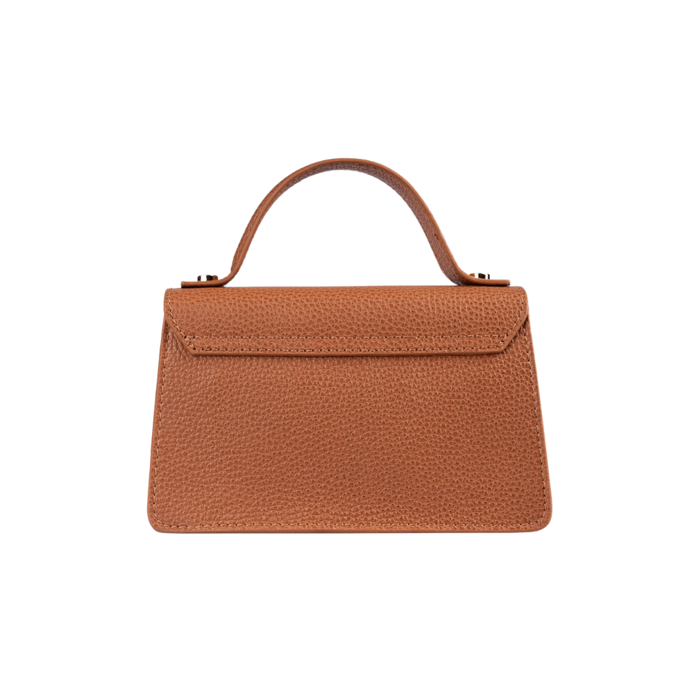 GZN 8801 DERİ MİNİ EL ÇANTASI - GZN - MİNİ EL ÇANTASI - TABA - STD