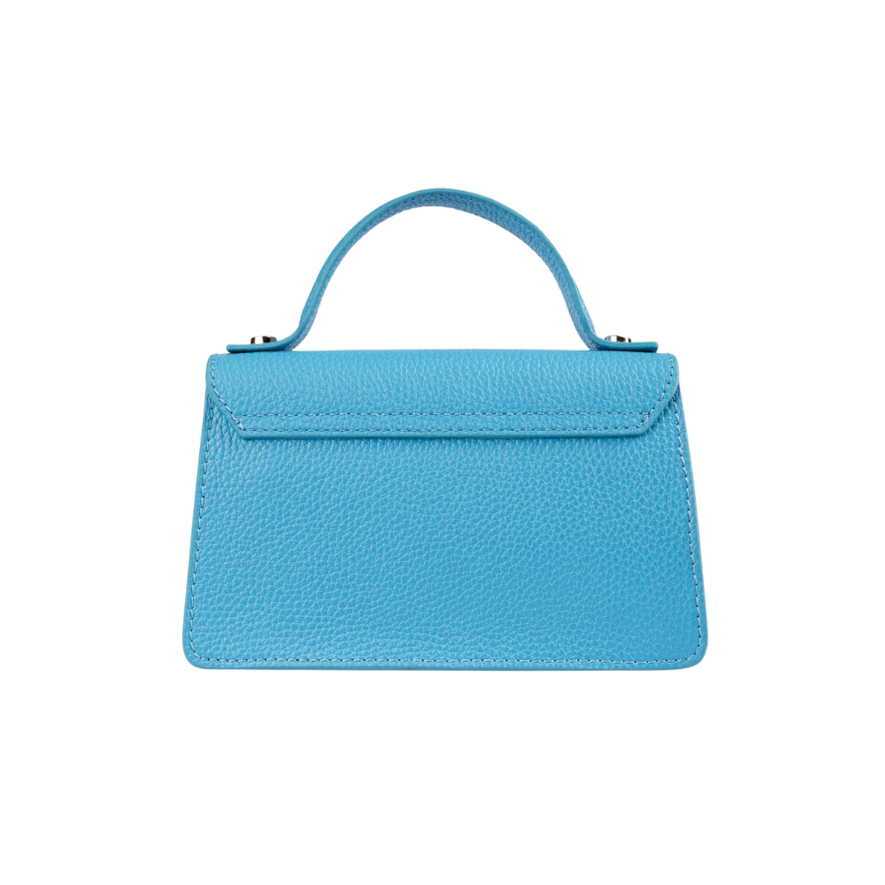 GZN 8801 DERİ MİNİ EL ÇANTASI - GZN - MİNİ EL ÇANTASI - MAVİ - STD