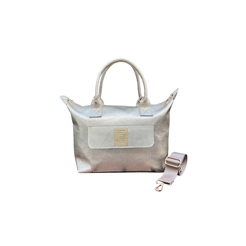 HH LEATHER GOLD LONGCHAMP MEDİUM