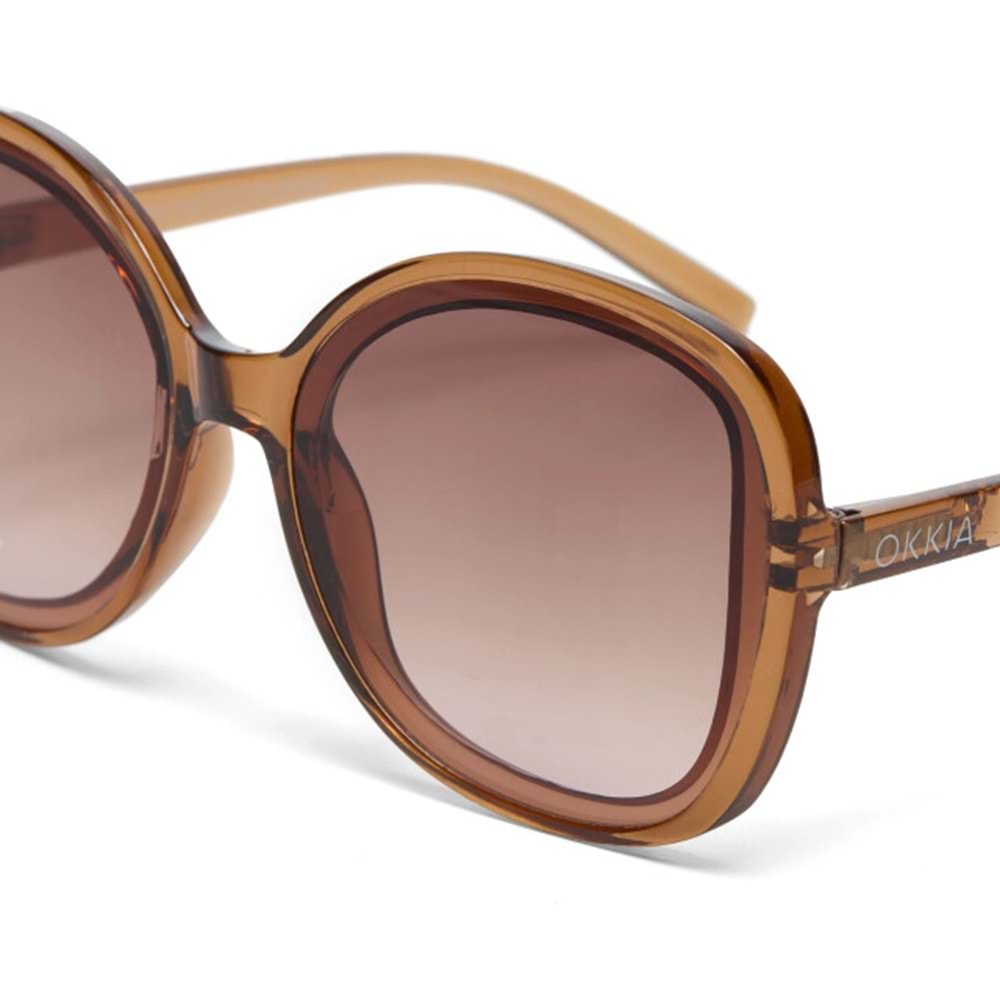 OK019-TBR Okkia Anna Butterfly - TRANSPARENT BROWN - STD - 25SS-OK-GZLK-ANNA019-21916