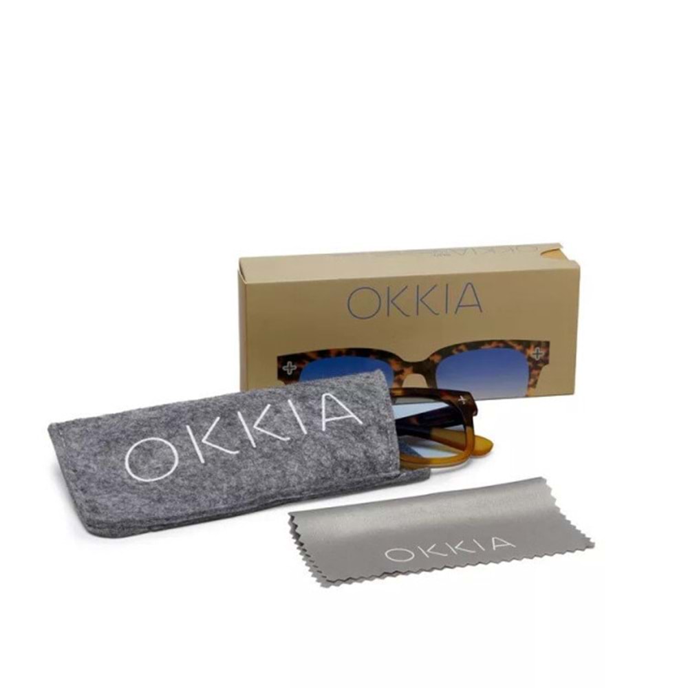OK012-HY-BL OKKİA GİOVANNİ - OKKİA - YETİŞKİN GÜNEŞ GÖZLÜĞÜ - HAVANA MAVİSİ - STD - 25SS-OK-GZLK-GİOVANNİ012-21956