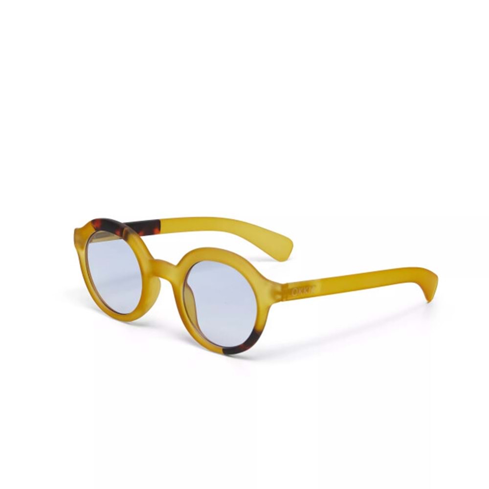 OK031-Y3H-BL LAURO - OKKİA - YETİŞKİN GÜNEŞ GÖZLÜĞÜ - SARI HAVANA-SİYAH DEGRADE-MAVİ GRADYAN - STD - 25SS-OK-GZLK-LAURU031-22835