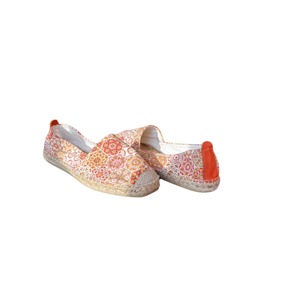 SE 2497 - SE - Düz Espadril Ayakkabı - MULTİ-TURUNCU - 41 - 25SS-SE-E.BBT-2497-21660