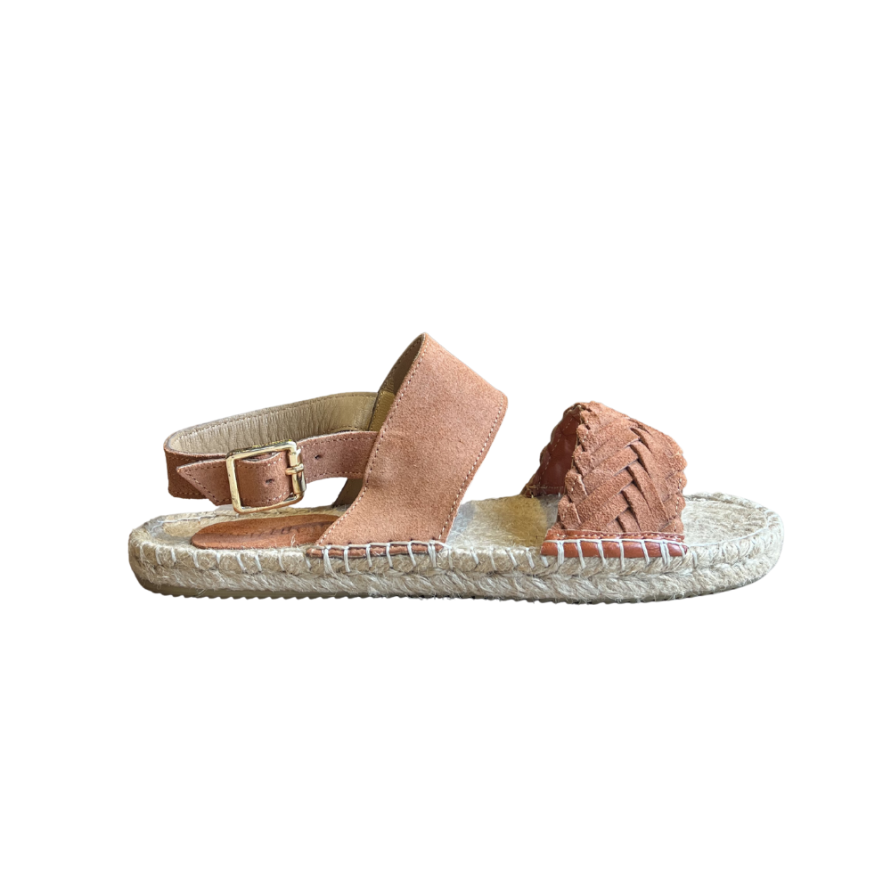 SE 2439 - SE - Düz Espadril Sandalet - KİREMİT - 41 - 25SS-SE-SND-2439-20914