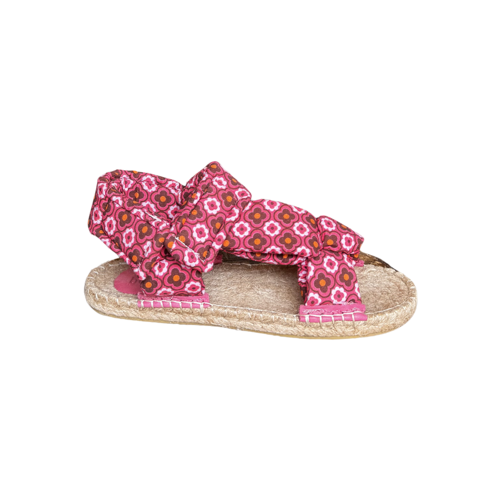 SE 2596 - SE - Düz Espadril Sandalet - FUSYA DESENLİ - 40 - 25SS-SE-SND-2596-21803