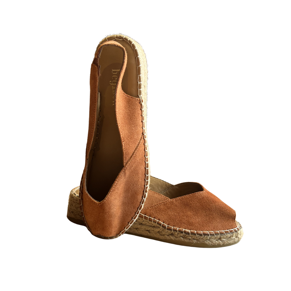 SE 2601 - SE - Düz Espadril Sandalet - KİREMİT - 41 - 25SS-SE-SND-2601-21084