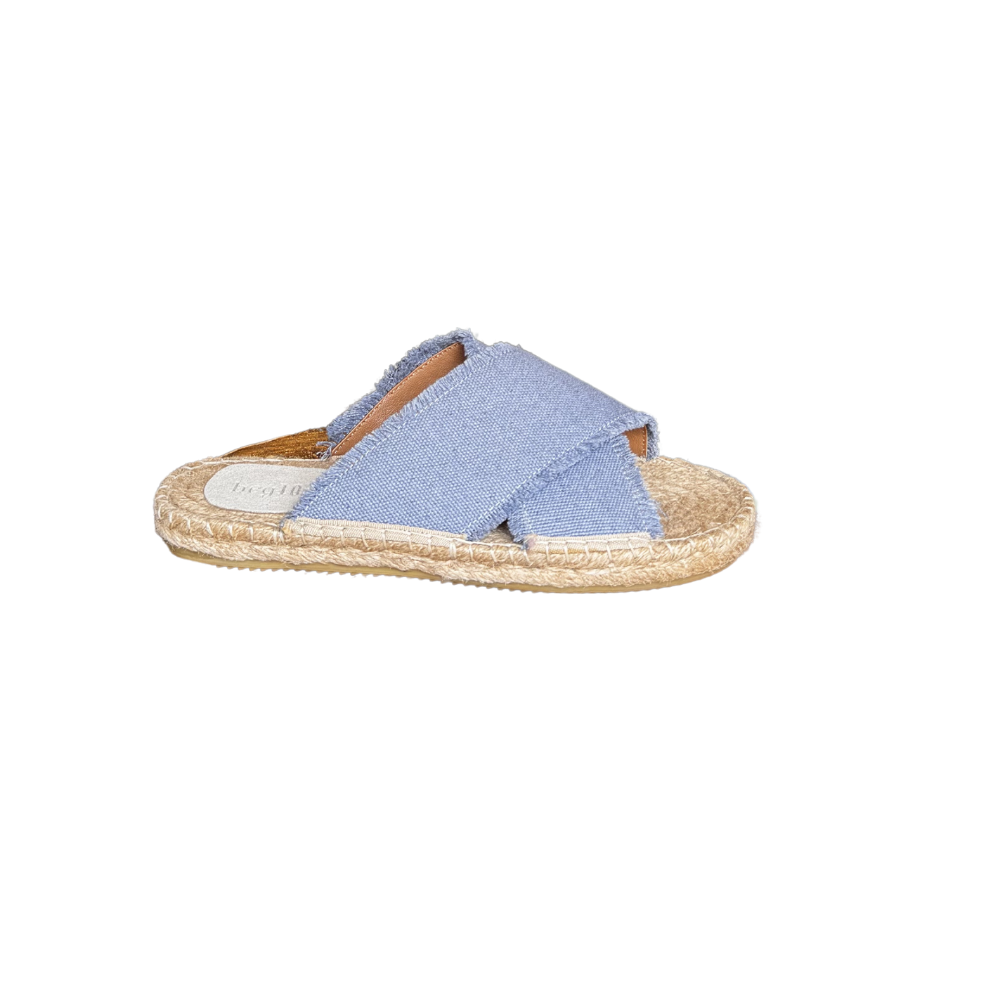 SE 2561-2 - SE - Düz Espadril Terlik - İNDİGO - 41 - 25SS-SE-TRLK-2561-20845