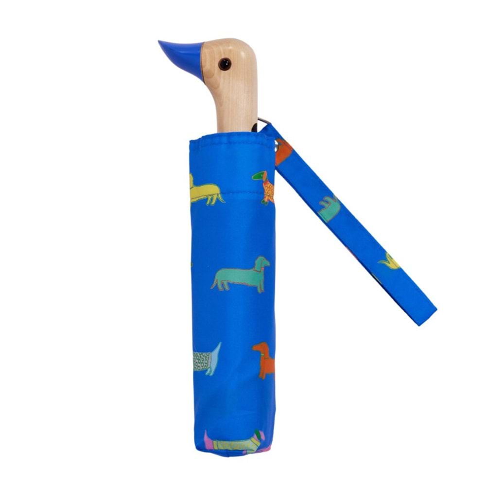 CP110-ORİGİNAL DUCKHEAD DUCK KOMPAKT ŞEMSİYE DOGS İN BLUE