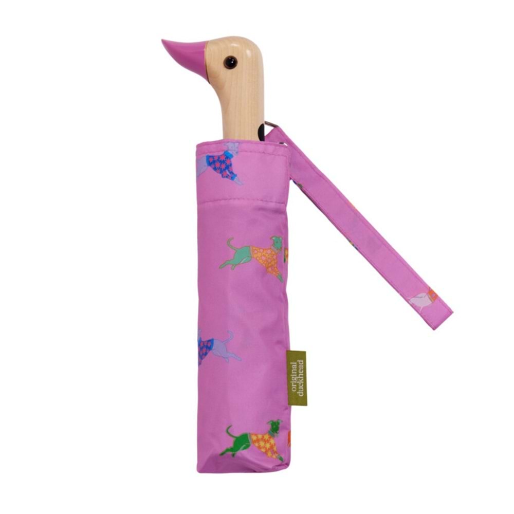 CP111-ORİGİNAL DUCKHEAD DUCK KOMPAKT ŞEMSİYE DOGS İN PİNK