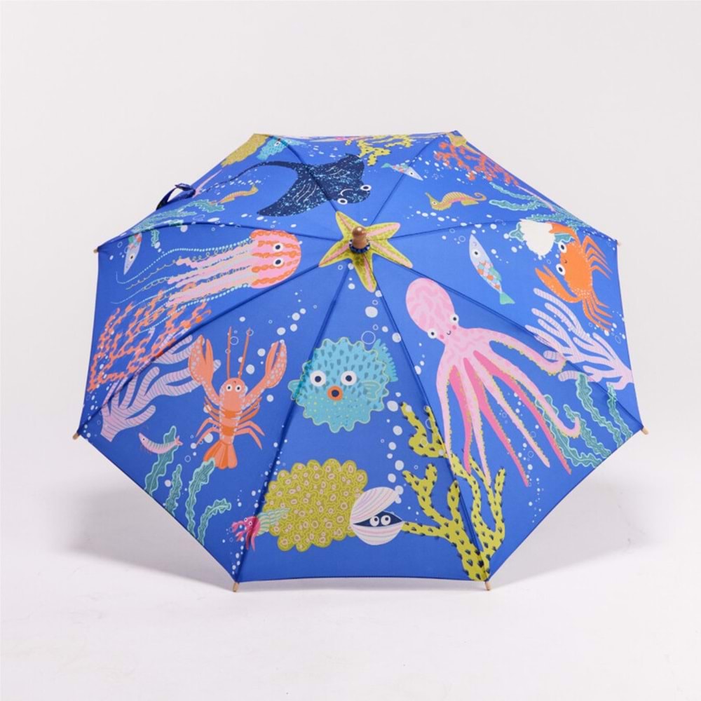 KP109-ORİGİNAL DUCKHEAD DUCK ÇOCUK ŞEMSİYE UNDER THE SEA