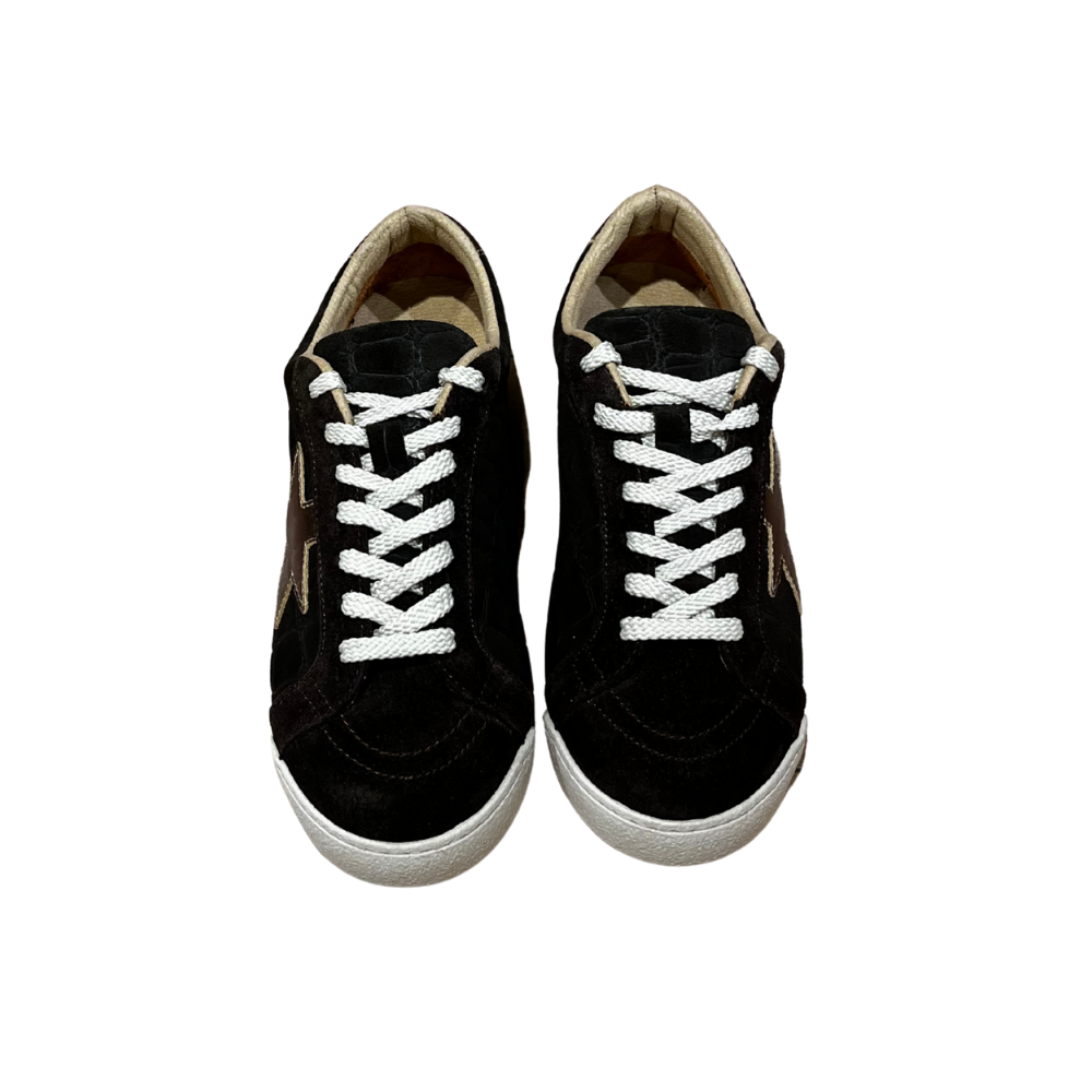 MMS SNEAKER 26-053 - MAXİMİNO SHOES - SNEAKER - KAHVE SÜET CROCO - 40 - 26AW-MMS-SNKR-26-053-27700