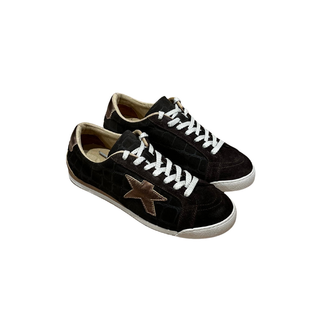 MMS SNEAKER 26-053 - MAXİMİNO SHOES - SNEAKER - KAHVE SÜET CROCO - 40 - 26AW-MMS-SNKR-26-053-27700