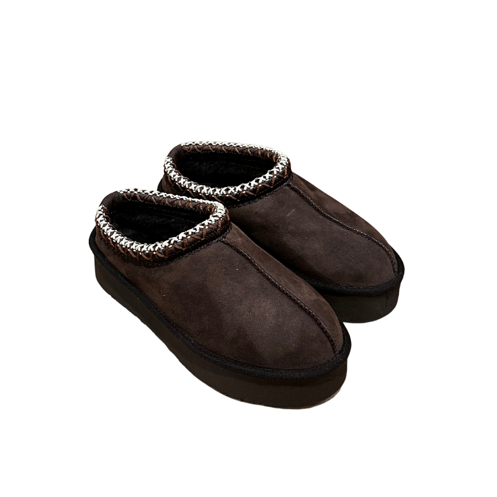 MMS SÜET KÜRKLÜ TERLİK 605 - MAXİMİNO SHOES - TERLİK - KAHVERENGİ - 39 - 26AW-MMS-U.TRLK-605-27705