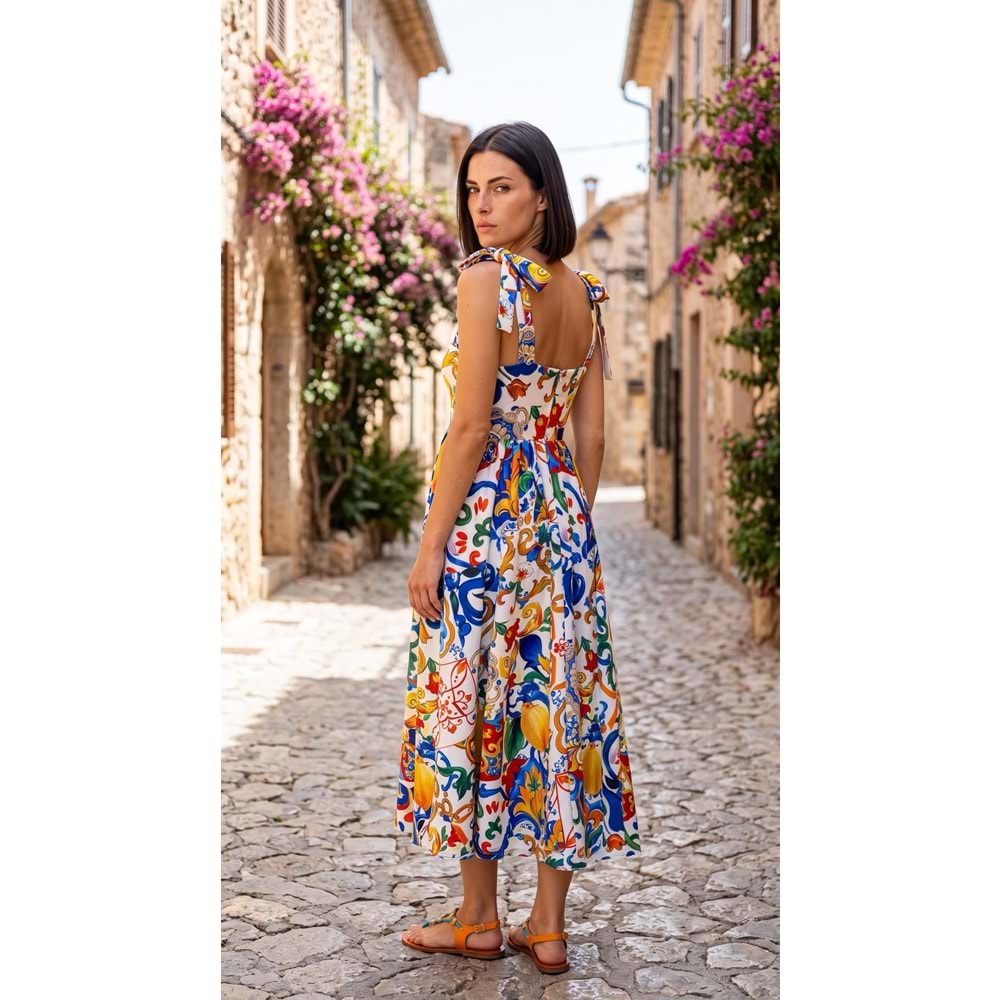 ALW ELBİSE 4204 - ALW - Elbise - MULTİ - M - 26SS-ALW-ELB-4204-26545