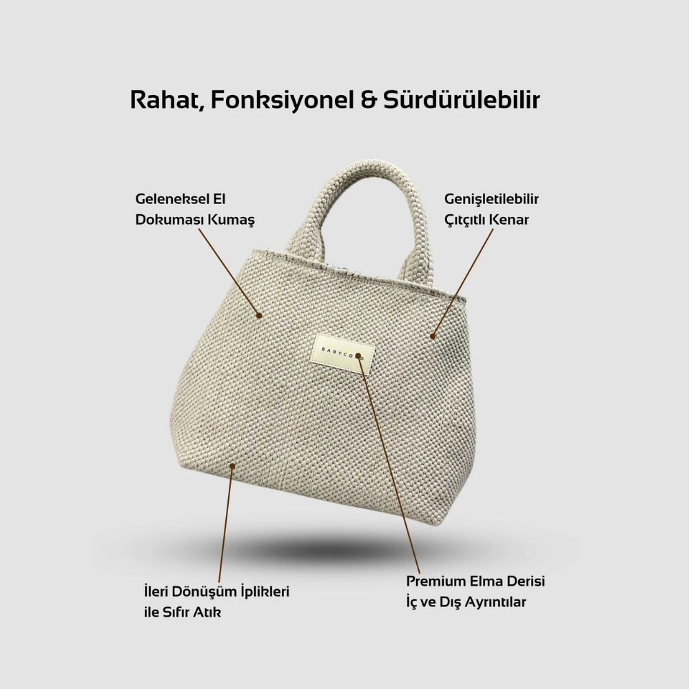 BC JOY BAG - BABYCORD - JOY BAG - ZEYTİN - STD