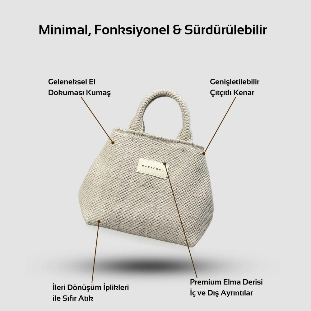 BC JOY BAG MİNİ - BABYCORD - MİNİ JOY BAG - ZEYTİN - STD