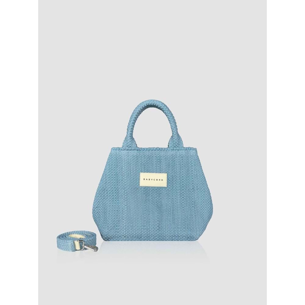 BC JOY BAG MİNİ - BABYCORD - MİNİ JOY BAG - AÇIK MAVİ - STD - 26SS-BC-JOYBAG-MİNİ-DÜZ-25745