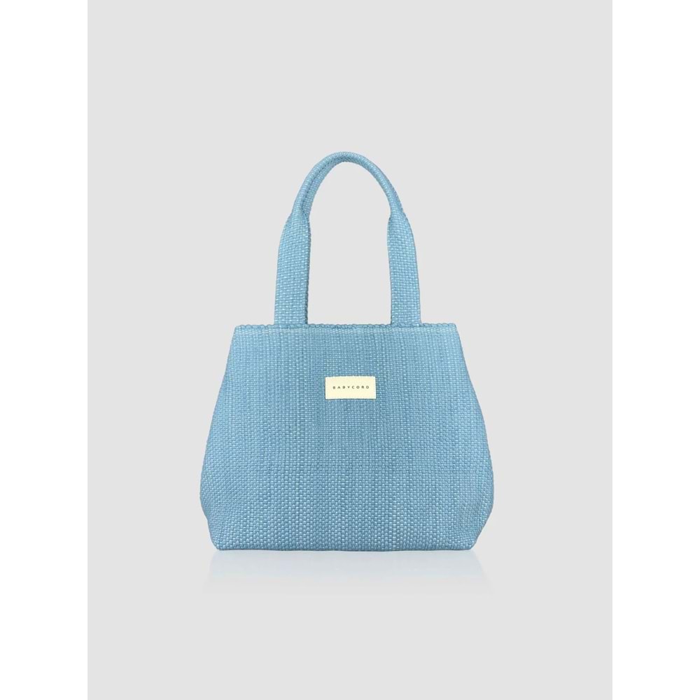 BC TRİNİTY TOTE BAG SİGNATURE - BABYCORD - TRİNİTY TOTEBAG - AÇIK MAVİ - STD - 26SS-BC-TTB-25739