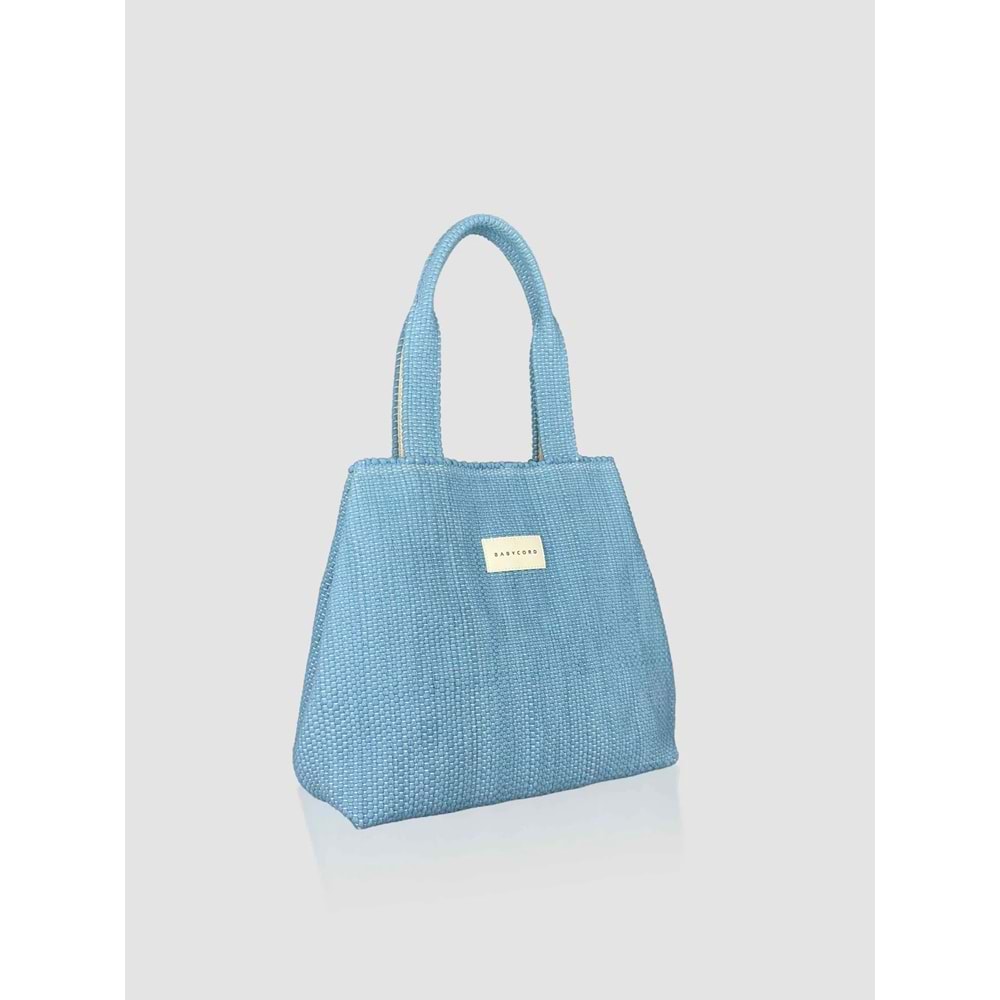BC TRİNİTY TOTE BAG SİGNATURE - BABYCORD - TRİNİTY TOTEBAG - AÇIK MAVİ - STD - 26SS-BC-TTB-25739