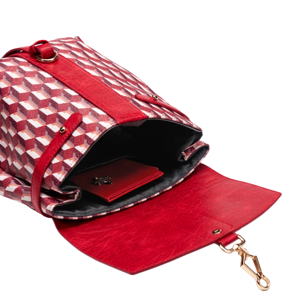 DEL MBACK SIRT ÇANTASI - DELLEL - SIRT ÇANTASI - BORDO - STD - 26SS-DEL-CNT-SIRT-MBACK-26294