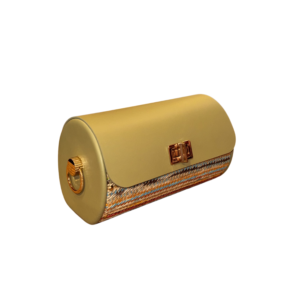 DRN JULİA LEATHER/WİCKER - DRN - JULİA - MİNT MLT.CLR.WİCKER - STD - 26SS-DRN-JULİA-24895