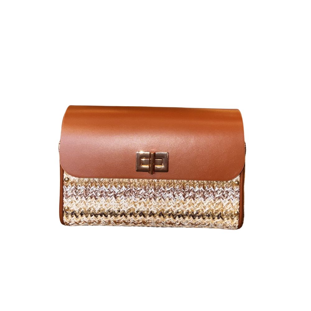 DRN LİORA LEATHER/WİCKER - DRN - LİORA - TABA-MLT NAT.WİCKER - STD - 26SS-DRN-LİORA-24889