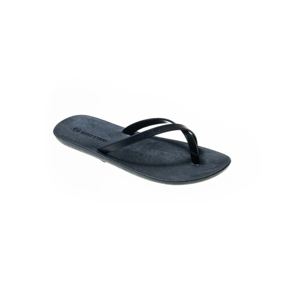 MC ALPHA - MOO CHUU - PVC DÜZ PARMAK ARASI TERLİK - SİYAH-SİYAH - 40 - 26SS-MC-PVC-TRLK-ALPHA-25294