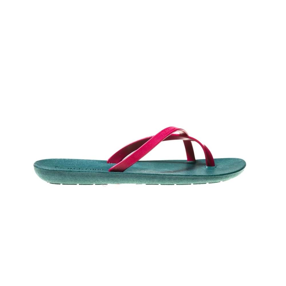 MC ALPHA - MOO CHUU - PVC DÜZ PARMAK ARASI TERLİK - YEŞİL-PEMBE - 40 - 26SS-MC-PVC-TRLK-ALPHA-25493