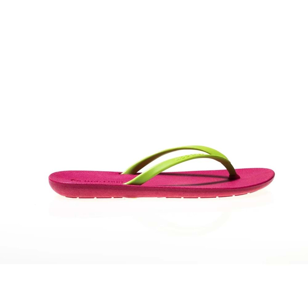 MC FLİPPY SLİM - MOO CHUU - PVC DÜZ PARMAK ARASI TERLİK - PEMBE-LİME - 40 - 26SS-MC-PVC-TRLK-FLİPPY-25300