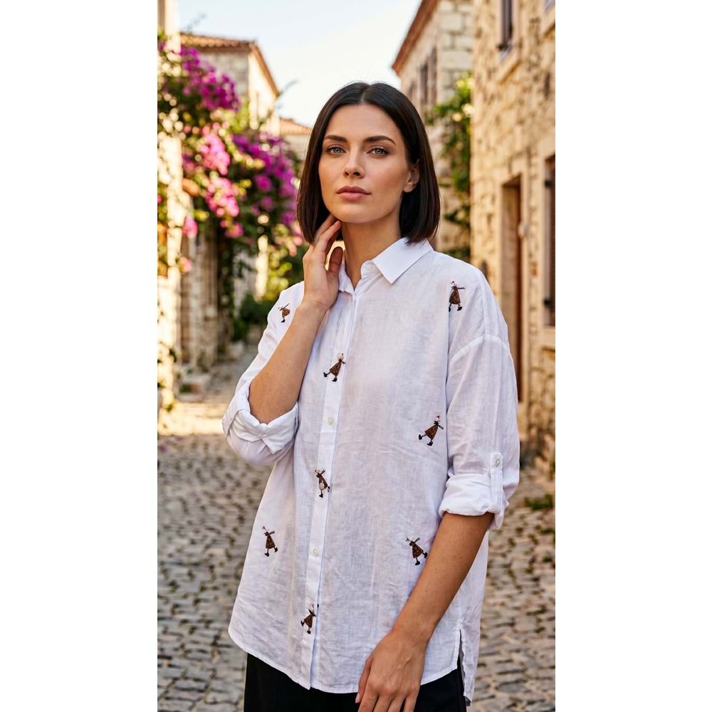 PL GÖMLEK 47341 - PL - Gömlek - BYZ-İNSAN NKŞ - M