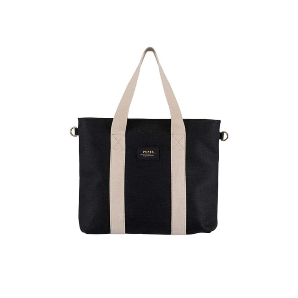 PBO YAGA LARGE TOTEBAG CANVAS - PUPBA OFFİCİAL - PO YAYA LARGE TOTEBAG - SİYAH - STD - 26SS-PO-CNT-YGA-LRG-CNVS-26896