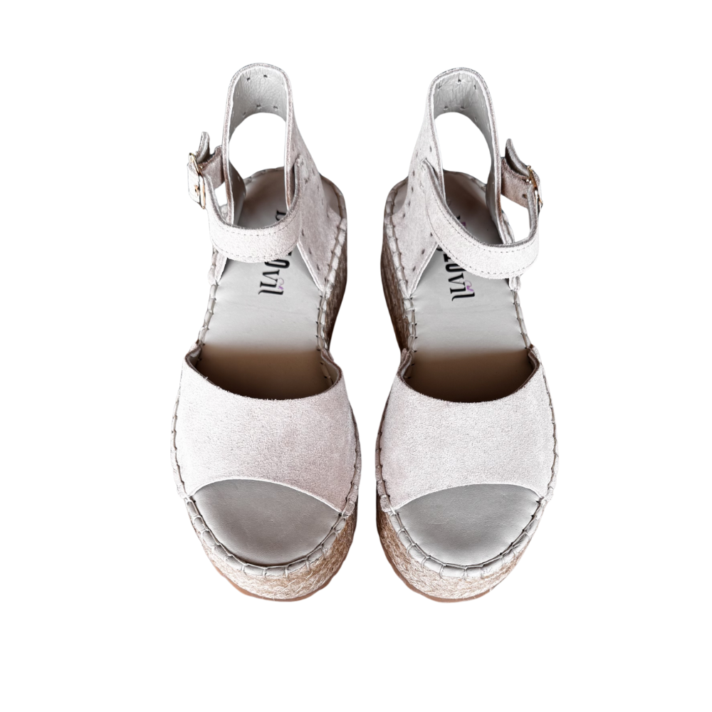 RS ESP.SÜET SANDALET 290-RS - ESPADRİL - BEJ - 40