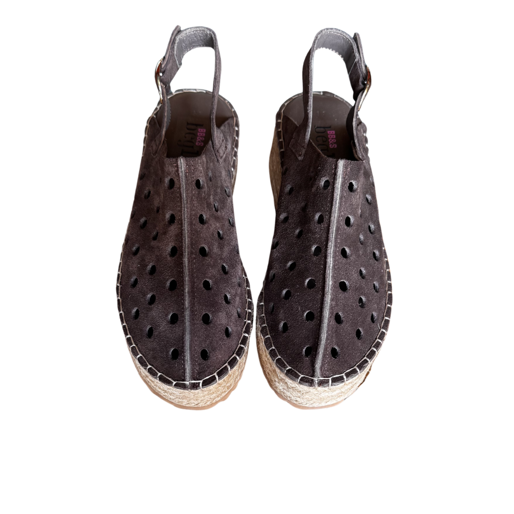 RS ESP.SÜET SANDALET 298 - RS - ESPADRİL - BİTTER - 40