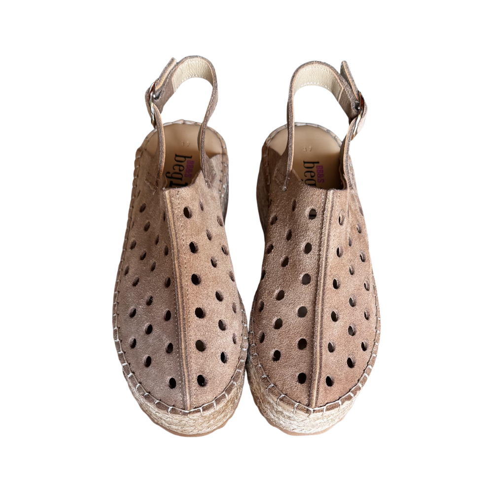 RS ESP.SÜET SANDALET 298 - RS - ESPADRİL - SİGARO - 39