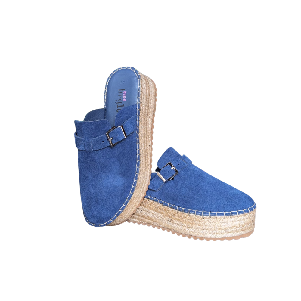 RS ESP.SÜET TERLİK 296 - RS - ESPADRİL - KOT MAVİ - 40