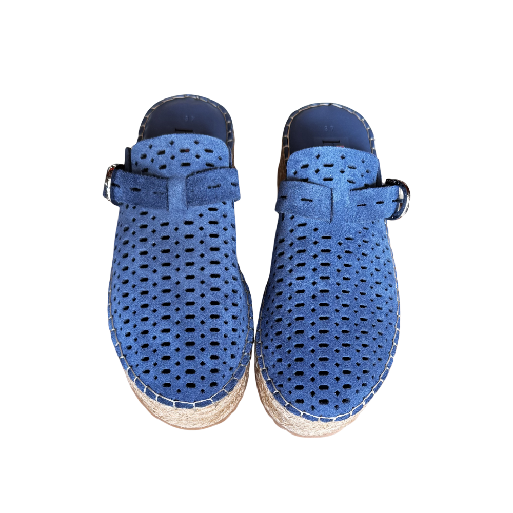 RS ESP.SÜET TERLİK 297 - RS - ESPADRİL - KOT MAVİ - 37