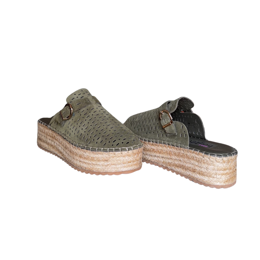 RS ESP.SÜET TERLİK 297 - RS - ESPADRİL - HAKİ - 36