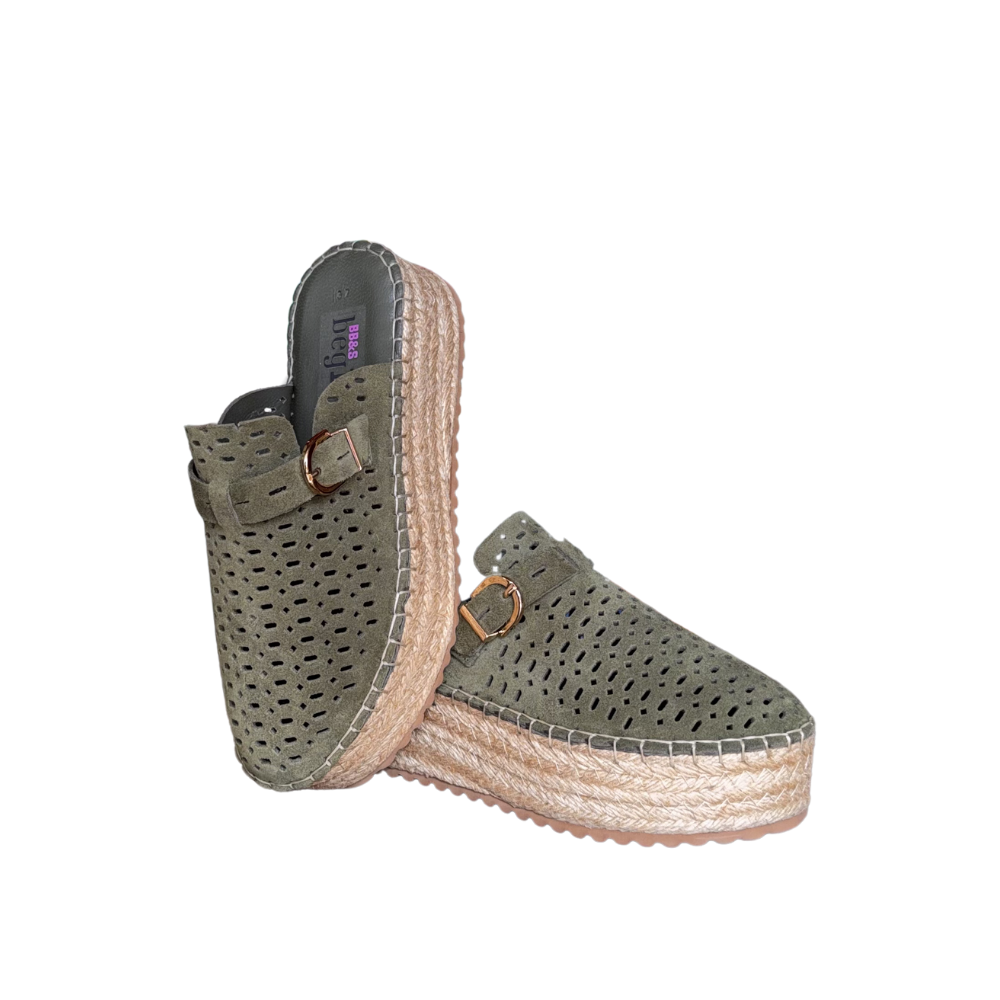 RS ESP.SÜET TERLİK 297 - RS - ESPADRİL - HAKİ - 36