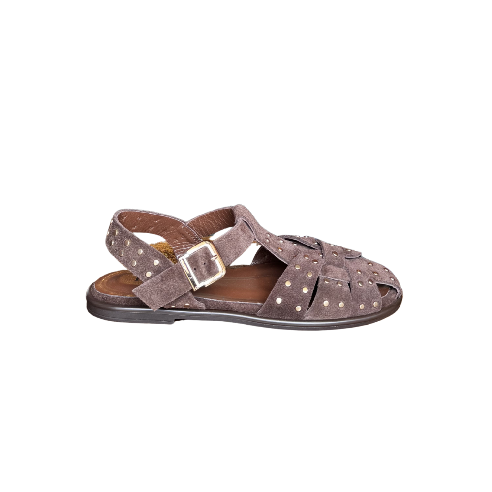 RS SANDALET 71 - RS - DÜZ SANDALET - BİTTER - 37