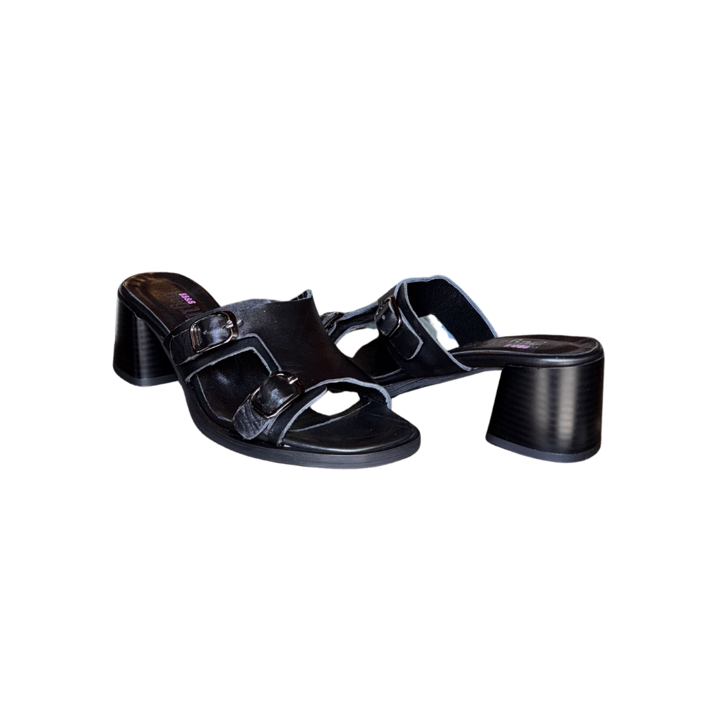 RS TERLİK 3122 - RS - TOPUKLU TERLİK - SİYAH - 40