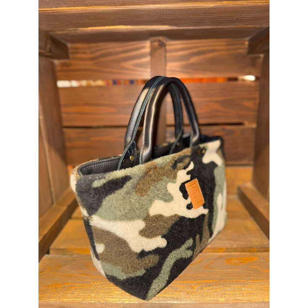 Sheepskin Camouflage Totebag 2 Small