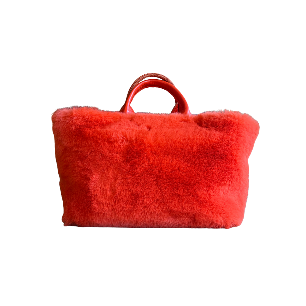 Mandarin Fur Tote Bag