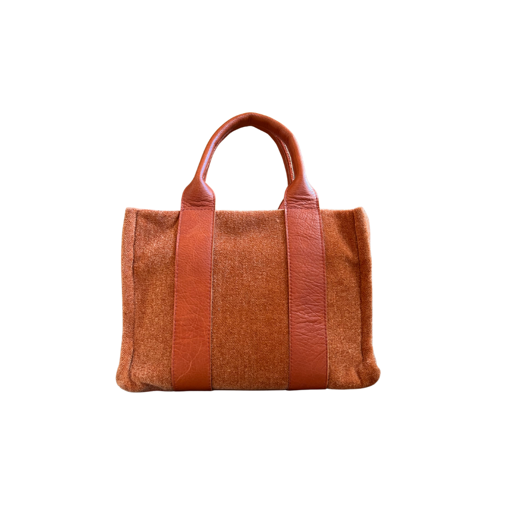 Orange Velvet Totebag