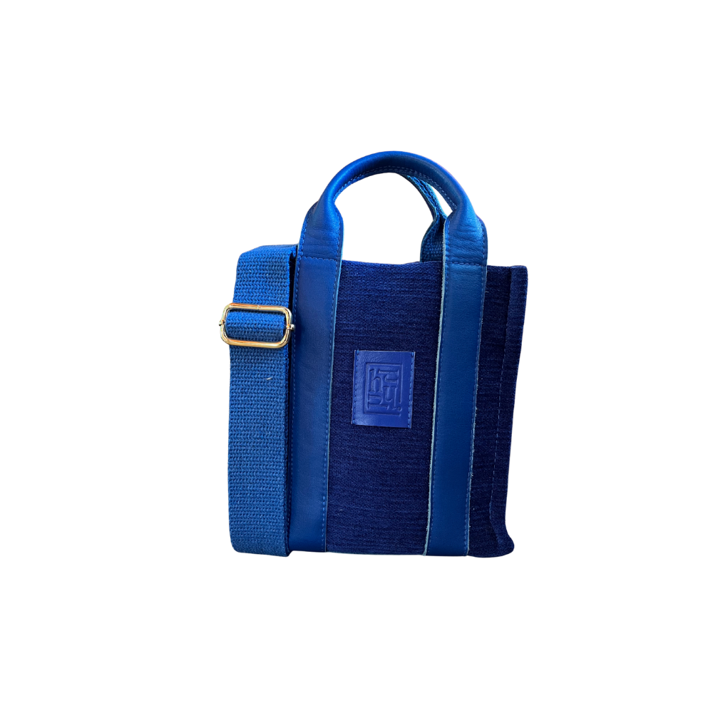 Royal Blue Velvet Ladybag